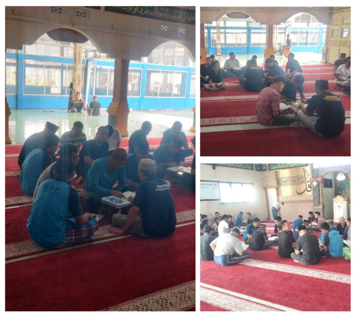 Pembinaan Keagamaan Berjalan, Warga Binaan Lapas Kelas IIA Curup Rutin Belajar Al Quran