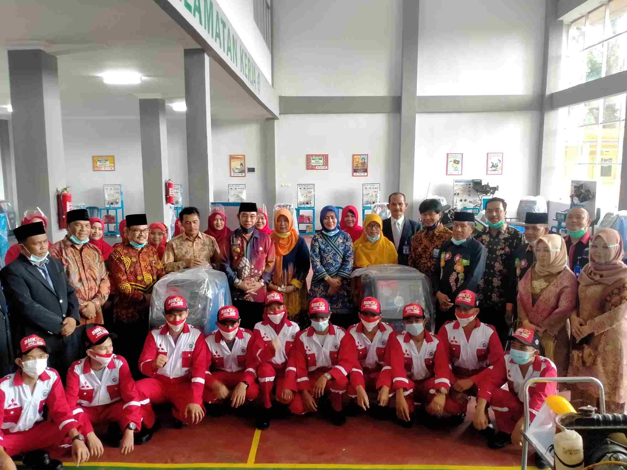 Awal Tahun, Gedung Praktek Teknik Mesin SMK S6 Pertiwi Curup Diresmikan